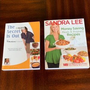 Money Saving Meals & Round 2 Recipes Book and Medifast Program Books